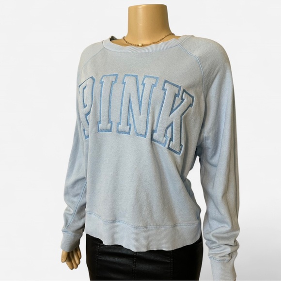 Victoria's Secret Tops - Victoria's Secret PINK Light Blue Top
